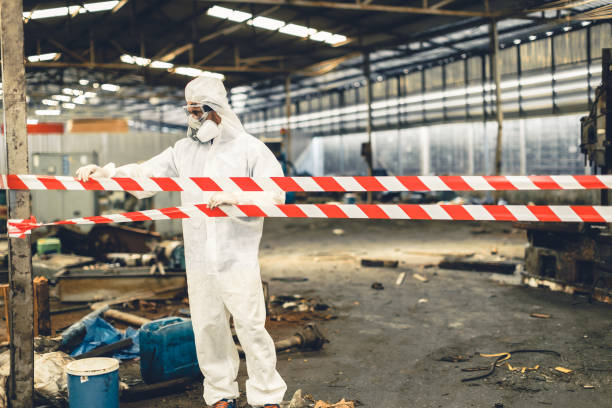 Professional Hoarding Cleanup technician working in Sparta, MO